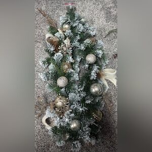 Ashland Frosted Green and Silver Holiday Garland